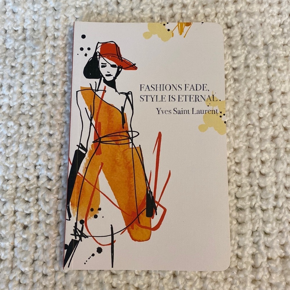 NEW Fashions fade. Style is eternal. Stationery Lined Journal 128 pages